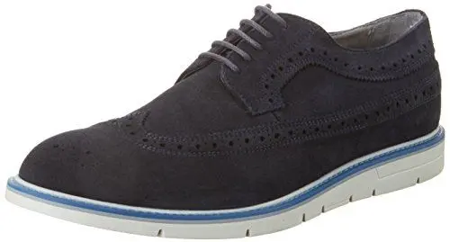 Produktbild: Geox Herren U UVET A Brogue Schnürhalbschuhe, Blau (Navyc4002)