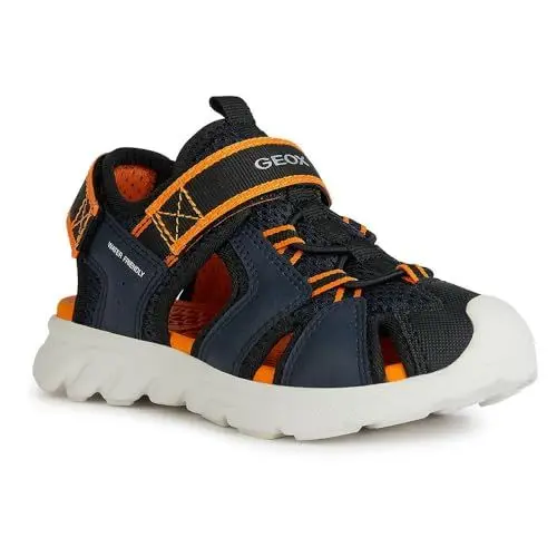 Produktbild: Geox J AIRADYUM BO Sandal, Navy/ORANGE, 34 EU