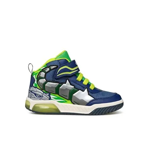 Produktbild: Geox J INEK Boy C Sneaker, Navy/Lime, 30 EU