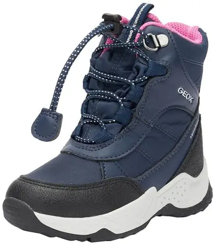 Produktbild: Geox J SENTIERO Girl B AB Ankle Boot, Navy/Fuchsia