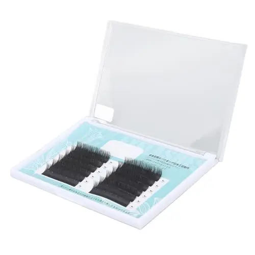 Produktbild: Gepfropfte Falsche Wimpern, Realistische DIY-Wimpernverlängerung, 6 Paar für Make-up (12mm 0,15 mm dick)