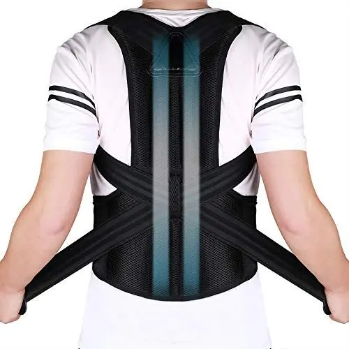 Produktbild: Geradehalter zur Haltungskorrektur - Rücken Schulter Verstellbar Atmungsaktiv Rückenbandage Rückenhalter Haltungskorrektur für Damen und Herren (XXL)