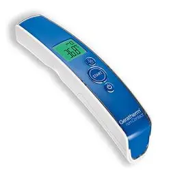 Produktbild: GERATHERM non Contact Infrarot Thermometer digital/Fieberthermometer Baby, kontaktlos/Fieberthermometer digital/Alternative zum Ohrthermometer/Geschenk zur Baby Erstausstattung