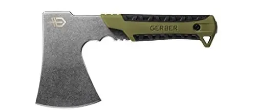 Produktbild: Gerber Camping- und Outdoor-Beil, Pack Hatchet Flat Sage, Mit Holster, Länge: 24 cm, Gewicht: 590 g, 31-003482