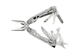 Produktbild: Gerber Multi-Tool mit Gürtel-Clip und 15 Funktionen, Suspension NXT, Gewicht: 190 g, Länge geschlossen: 10,8 g, Silber, 31-003345