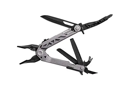 Produktbild: Gerber Multifunktionswerkzeug mit Taschenclip, Einhandöffnung, 14 Funktionen und Nylon-Scheide, Center-Drive, 31-003613