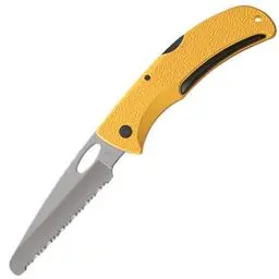 Produktbild: Gerber Rettungsmesser mit Wellenschliff, E-Z Out Rescue, Mit Gürtel-Clip und Back-Lock-Verriegelung, Klingenlänge: 8,9 cm, Gelb, 06971