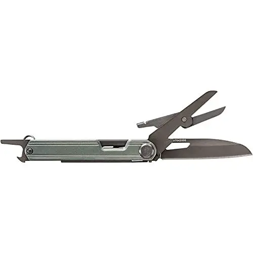 Produktbild: Gerber Taschenmesser mit 4 Funktionen, Multitool mit glatter Klinge, ArmBar Slim Cut, Stahlgrün, Edelstahl/Aluminium, 30-001727