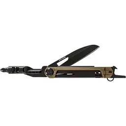 Produktbild: Gerber Taschenmesser mit 5 Funktionen, Multitool mit glatter Klinge, ArmBar Slim Drive, Bronze, Edelstahl/Aluminium, 30-001733