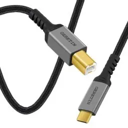 Produktbild: GERETIN USB B zu USB C Druckerkabel 5M USB-C auf USB B 2.0 Kabel Scannerkabel USB B 2.0 zu Typ C Drucker Kabel Kompatibel mit MacBook Pro,Matebook,Dell XPS,HP, Epson, Canon, Brother, Xerox,Lexmark usw
