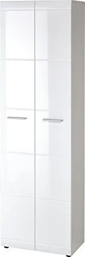 Produktbild: Germania 3577-84 Garderobenschrank Holz, weiß, 37 x 59 x 197 cm