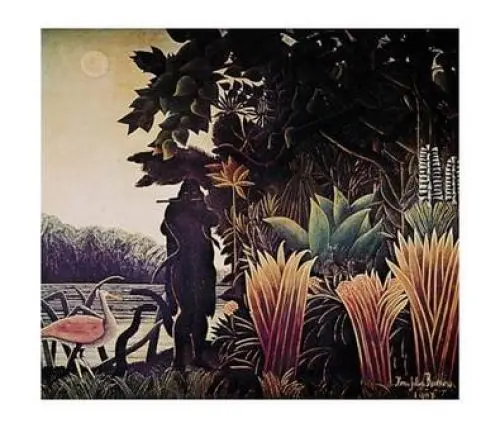 Produktbild: Germanposters Henri Rousseau Poster Kunstdruck The Snake Charmer