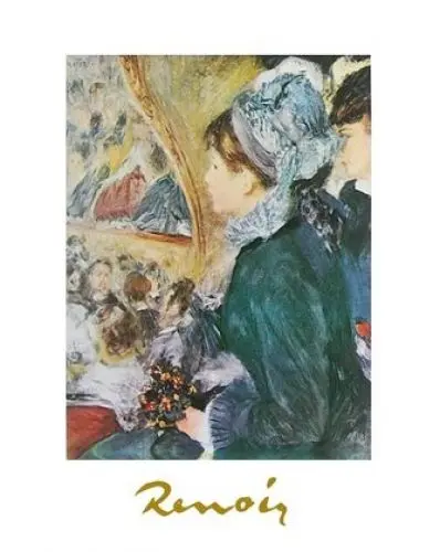Produktbild: Germanposters Pierre Auguste Renoir EIN schöner Abend im Theater Poster Bild Kunstdruck 30x24cm Ohne Rahmen