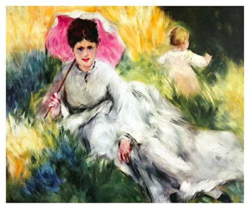 Produktbild: Germanposters Pierre Auguste Renoir Poster Kunstdruck Bild Lady with a Parasol 53x64cm