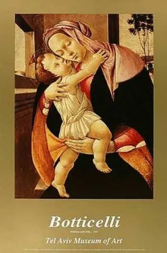 Produktbild: Germanposters Sandro Botticelli Madonna and Child Poster Kunstdruck