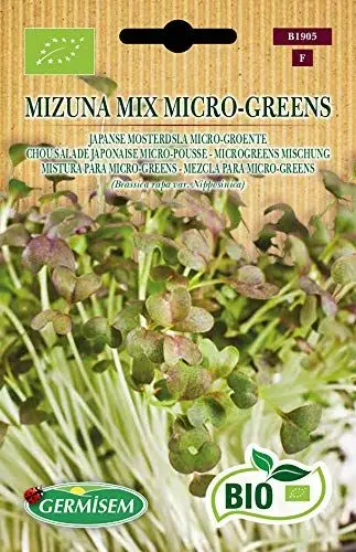 Produktbild: Germisem Microgreens Mischung MIZUNA MIX MICRO-GREENS, ECBIO1905