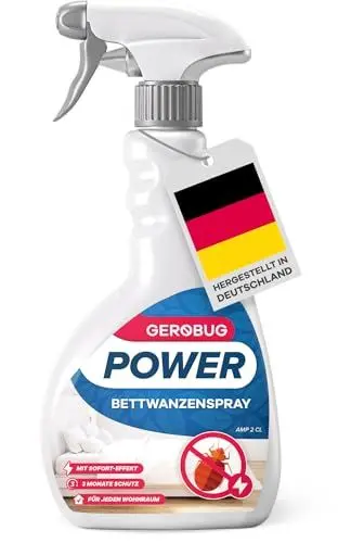 Produktbild: Gerobug Anti Bettwanzen Spray 500 ml - Effektives Abwehrmittel gegen Bettwanzen