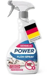 Produktbild: GEROBUG® Flohspray für Wohnung und Möbel 500 ml (GERUCHSNEUTRAL & HOCHWIRKSAM) - Anti Floh-Spray - Flöhe im Bett bekämpfen - Mittel gegen Flöhe Umgebungsspray