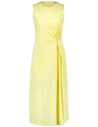 Produktbild: Gerry Weber Damen Kleid Gewirke ärmellos unifarben wadenlang Bleached Sun 44