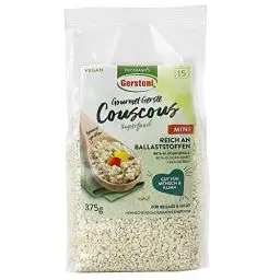 Produktbild: Gerstoni Gourmet Gerste Couscous 375g, mild-nussig, Frei von Weizen, POWERFOOD aus regionalem Anbau, BETA-GLUCAN-Quelle