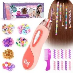 Produktbild: Geschenk Mädchen 5 6 7 8 9 Jahre: Haarschmuck Mädchen Spielzeug ab 6-12 Jahre Kinder, Haarperlen für Mädchen Geburtstagsgeschenk 6 8 10 Jahren, Kinder Hair Braiding Machine DIY Haardekorations