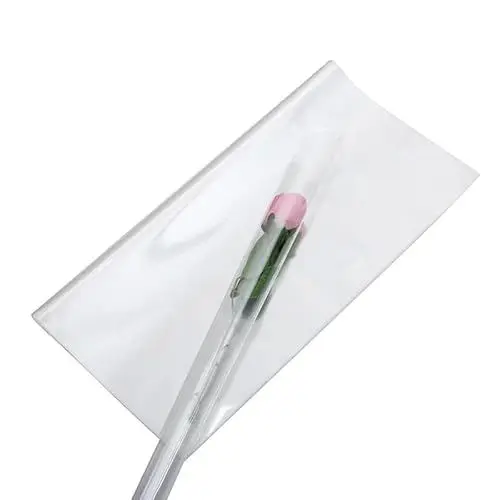 Produktbild: Geschenkfolie Transparent Klare Durchsichtiges Geschenkpapier Klarsichtfolie Geschenkfolie Geschenk Folie Transparent Cellophan Cellophane Wrap für Blume Geschenk Baskt Verpackung Leckereien 45x45CM