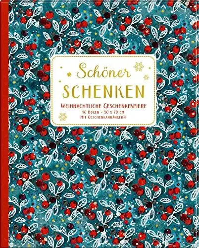 Produktbild: Geschenkpapier-Buch: Schöner schenken - Weihnachtliche Geschenkpapiere