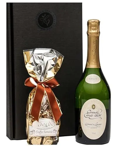Produktbild: Geschenkset Cremant de Limoux aus Frankreich mit feinsten französischen Trüffeln