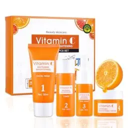 Produktbild: Geschenkset Frauen,4pcs Skincare Set für Haut Reinigung und Tägliche Pflege-Produkten,Gesichtspflege Set Damen für Nähren Intensiv Verbessert Effektiv Raue und Stumpfe Haut als Geschenke für Mädchen