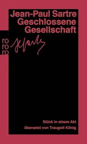 Produktbild: Geschlossene Gesellschaft. Stück in einem Akt