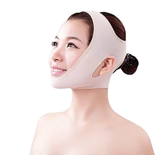 Produktbild: SUPVOX Gesicht Abnehmen Maske Doppelkinn Maske V-Linie und Anti-Falten Gesichtsbandage Gesichtsmaske Größe XL