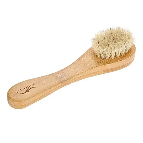 Produktbild: Gesichtsbürste mit Ergonomischem Design aus Holz, Peeling-Reinigungsbürste für die Haut