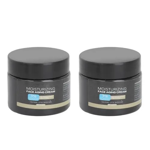 Produktbild: Feuchtigkeitsspendende Anti-Aging-Gesichtscreme für Männer, Faltenentfernung, Feuchtigkeitsspendende Gesichtscreme für Männer, 2 Stück Pflanzenextrakte für Schlaffe Haut
