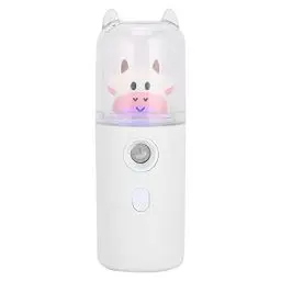 Produktbild: Gesichtsmister Nano Spray, Mini Handliche Feuchtigkeitsspray Mister Gesichtsdampfer Nebel Schönheit für Gesicht täglich Make up Hautpflege Mist Sprühgerät USB Handliche 30ml