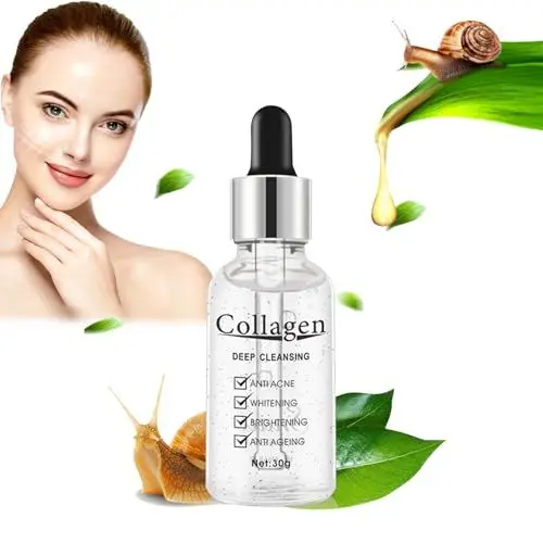 Produktbild: Gesichtsserum, Serum mit Schneckenschleim und Hyaluron Hochdosiert, Hyaluron Serum, Hautberuhigendes, Anti-Aging, Feuchtigkeitspflege für Ein Strahlendes Aussehen,Vegane Naturkosmetik, 30ML
