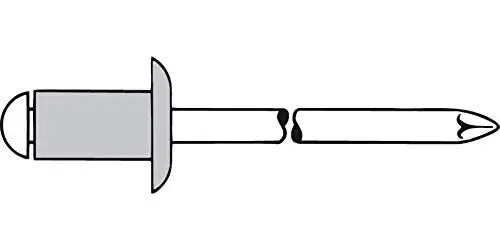 Produktbild: Gesipa Blindniete Alu/Stahl 5 x 20 Flachrundkopf mm, 250 Stück, (1454050) Blindniettechnik