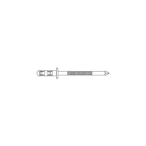 Produktbild: GESIPA Blindniete PolyBulb 250 Stück (Alu/Stahl 4,8x11, Nietschaft-ø 4,8 mm, Scherkraft 1200 N, Zugkraft 1900 N, Flachrundkopf) 1450473