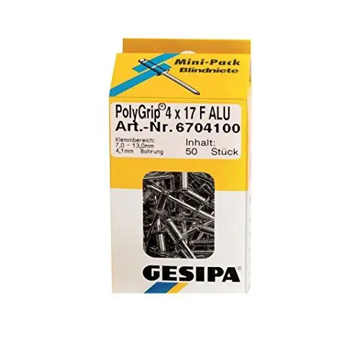 Produktbild: Gesipa Mini-Pack PolyGrip A2-Edelstahl 4 x 17