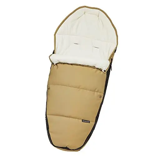 Produktbild: Gesslein Winterfusssack Sleepy │ Design 410 │Fusssack für Kinderwagen, Sportwagen, Buggy, Babywanne oder Schlitten │ Thermo-Funktion, Kuschel-Fleece, Mumienfunktion │ maisgelb