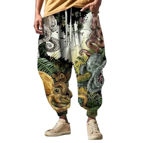 Produktbild: Gestreifte Jogginghose Herren Jogginghose Xs Rot Herren Herren Freizeithose Jogginghose XXL Herren Baggy DüNne Hosen für Sommer Herren Chino Hose Sporthoseextralangherren