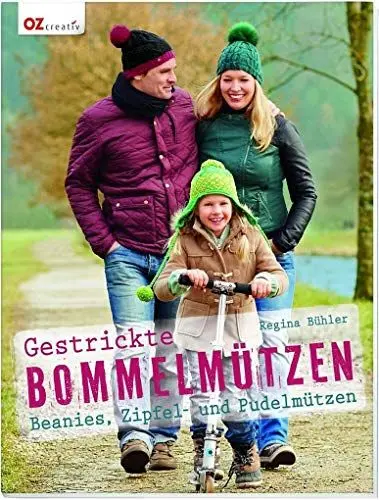 Produktbild: Gestrickte Bommelmützen: Beanies, Zipfel- und Pudelmützen
