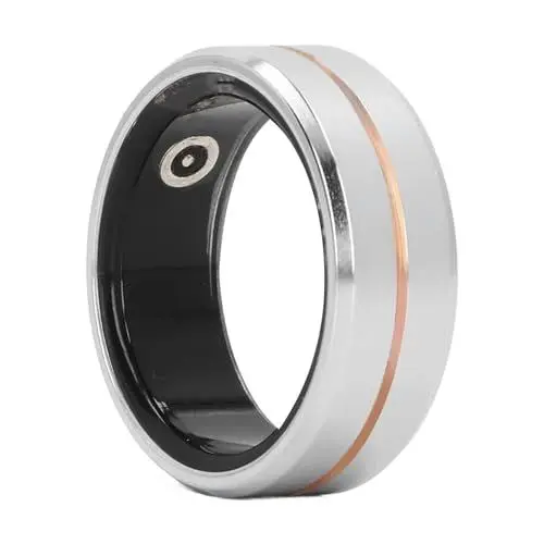 Produktbild: Gesundheitsmonitor-Ring, Bluetooth Smart Health Ring Schlafüberwachung IP68 Wasserdichter Smart Ring Fitness Tracker mit App für IOS für Android (#11)