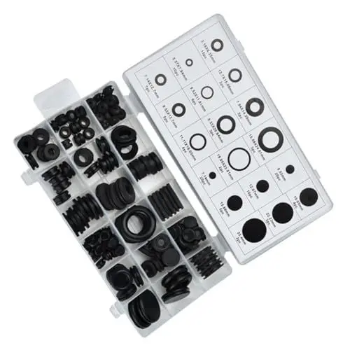 Produktbild: GETAJGHSD 125-teiliges O-kit-sortiment Aus Schwarzen Gummitüllen Für Den Dichtungsbedarf in Der Automobil- Schiffs- Und Wohnmobilindustrie