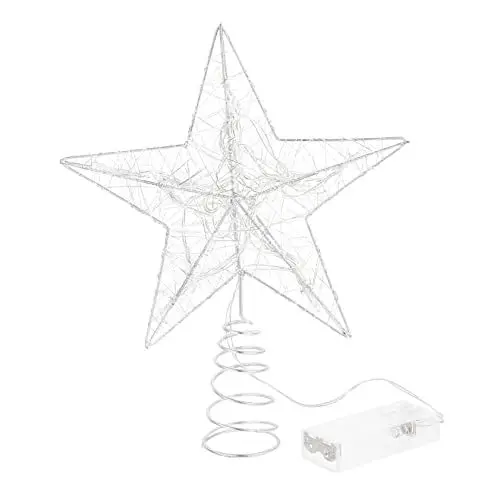 Produktbild: GETAJGHSD Weihnachten Baum Topper Stern Einfach Installieren Decor Eisen Handwerk für Weihnachten Baum Dekoration