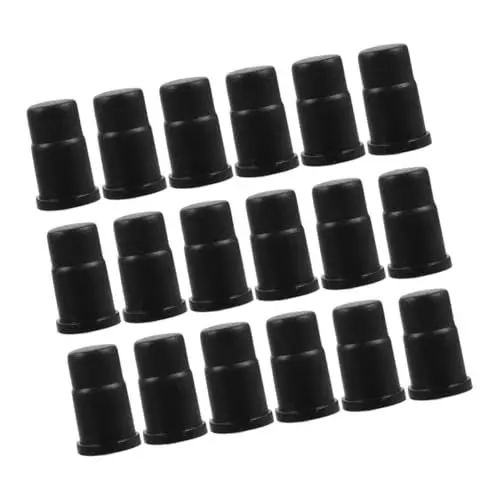 Produktbild: GETAJGHSD Lenkrolle 30 Stk Gummikappe Für Stangenrolle Austausch Der Möbelsteckdose Radsteckdose Rollensteckeinsatz Befestigungssockel Für Stuhlbein Rollenhülseneinsätze Laufrollenbuchsen Black Abs