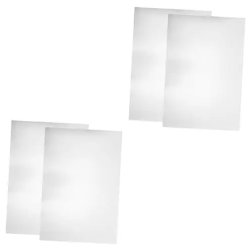 Produktbild: GETAJGHSD 4 Stück Blech Blanko Metallplatte Aluminiumplatte A4 Metallplatte Silber