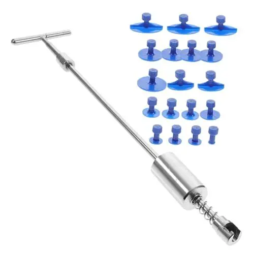 Produktbild: GETAJGHSD Automotive Dent Removal Tools Kit Professionelles Ausbeulwerkzeug Lackfreies Entfernen Von Dellen Inklusive Gummitabs Und Gleithammer Geeignet Für Autos Kühlschränke Und