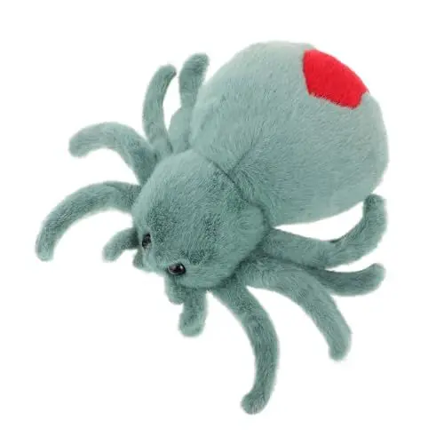 Produktbild: GETAJGHSD Rote Schwanzspinne Ausgestopfte Spinnenpuppe Stofftier Süß Ausgestopfte Spinnentiere Spielzeugspinne Halloween-stofftier Halloween-kuscheltiere Süße Kuscheltiere Plüsch