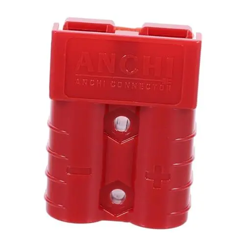 Produktbild: GETAJGHSD Stecker Batterie-Steckverbinder AV Steckverbinder Batterieanschluss schnellverbinder Kabelanschluss Schnellverbindungskabelverbinder Batterie schnell abklemmen PC rot