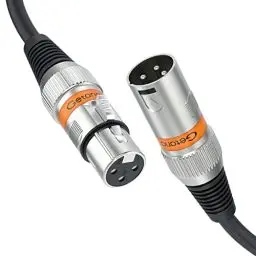 Produktbild: Getaria Mikrofonkabel XLR Stecker auf XLR Busche Kabel Kompatibel mit Mikrofone oder Mikrofonmischer, Aufnahmestudio, Podcast